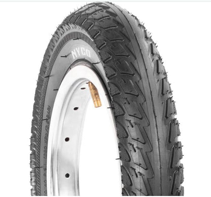 Llanta para bicicleta electrica 12 1/2 x 2 1/4 negra LY-063 Nyco