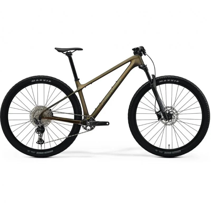 Bicicleta MERIDA BIG NINE 3000 CARBONO R-29 DORADO / VERDE 1X12 DEORE