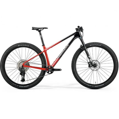 Bicicleta MERIDA BIG NINE CARBONO 700 R-29 NEGRO / ROJO 1x12 DEORE DI2