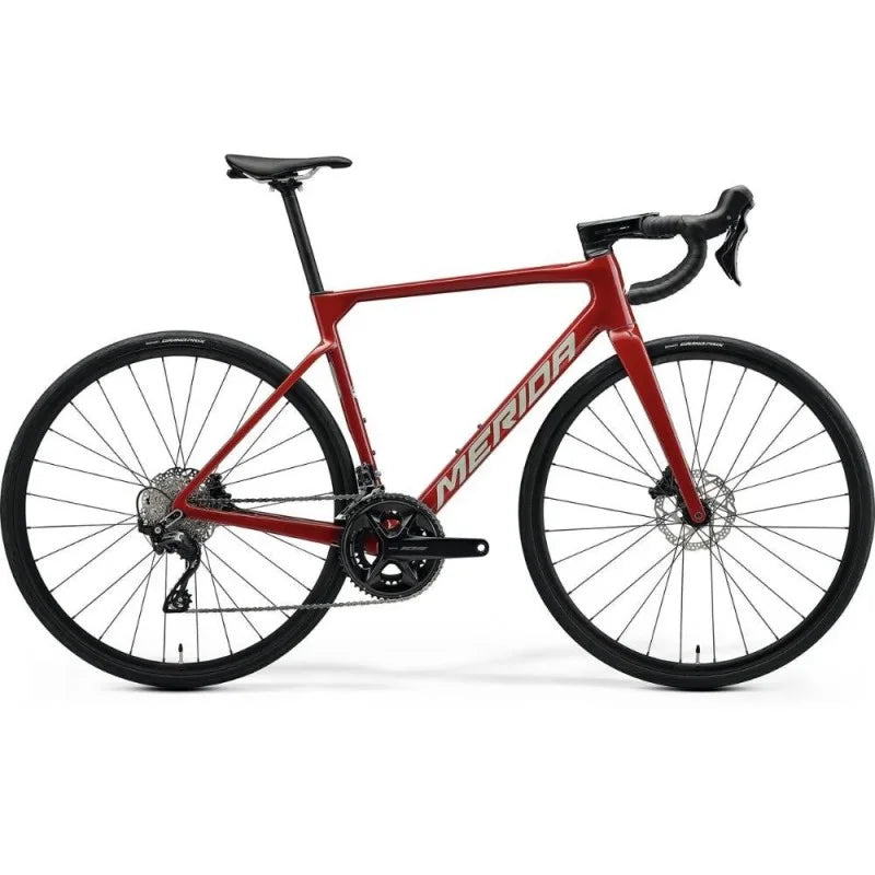 BICICLETA MERIDA SCULTURA 4000  ROJO / GRIS CARBONO R-700 2x12 105