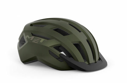Casco MET all road verde militar