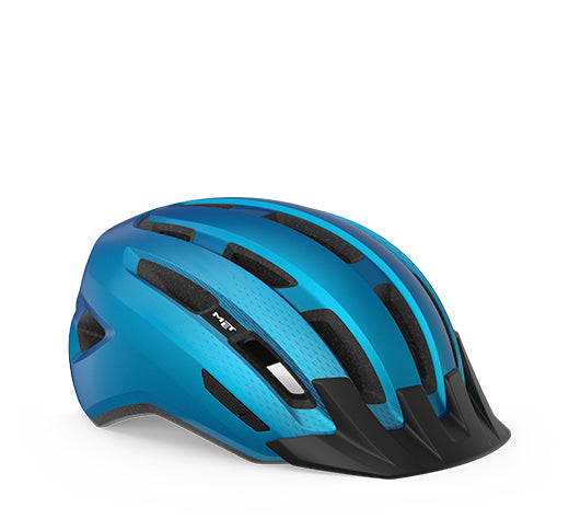 Casco MET Downtown azul metálico