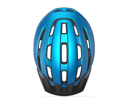 Casco MET Downtown azul metálico