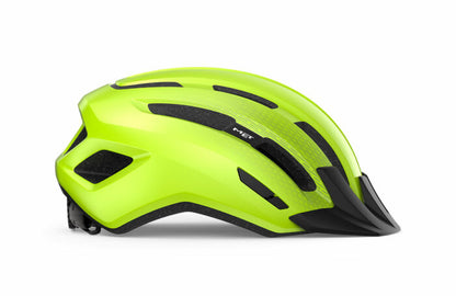 Casco MET Downtown amarillo / verde limon