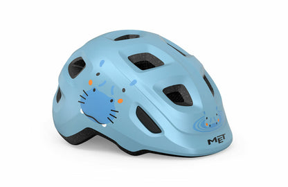 Casco MET hooray infantil azul hipopótamo