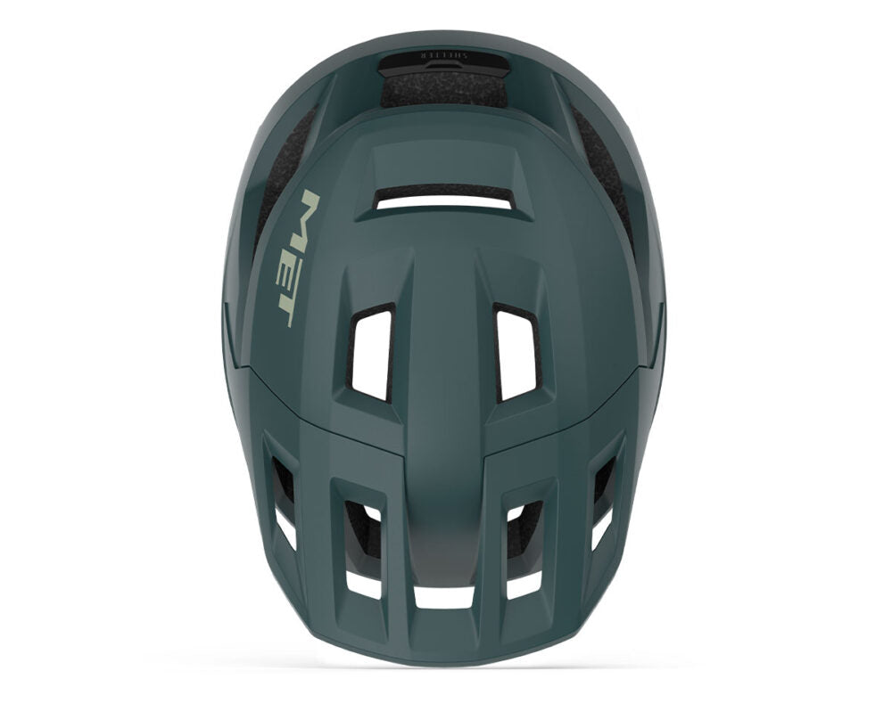 Casco MET SHELTER MIPS azul musg