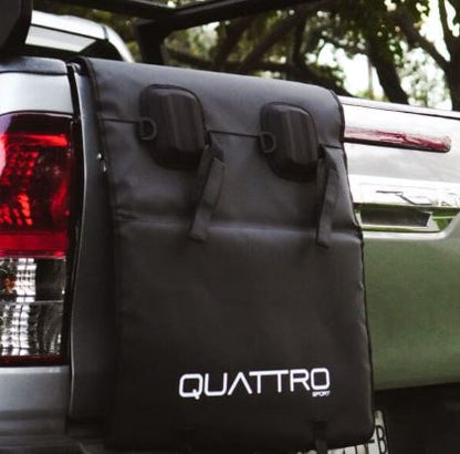 Pad de caja de cajuela Quattro Sport Negro para 2 bicicletas