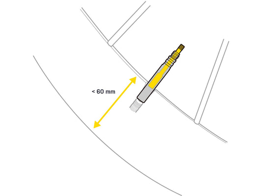 Extensor de válvula presta Topeak