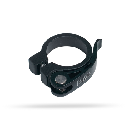Abrazadera de tubo de asiento 31.8mm Pro con espiga negro