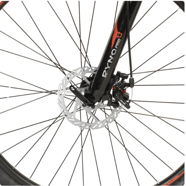 Bicicleta R 29 doble suspension de aluminio / acero 3 x 7 negro - naranja ASM - 061 Ryno