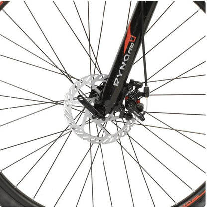 Bicicleta R 29 doble suspension de aluminio / acero 3 x 7 negro - naranja ASM - 061 Ryno