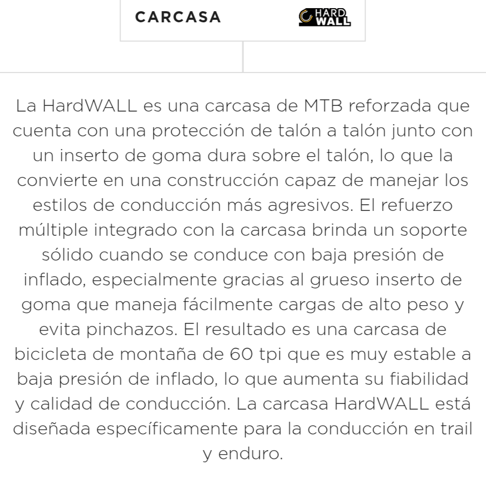 Llanta mtb TR Pirelli scorpion Enduro M hardwall Classic  29x2.40