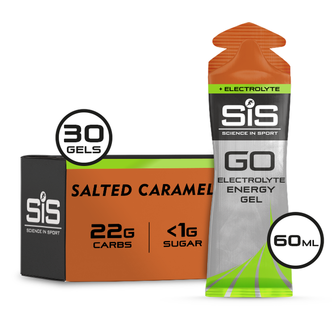 Gel SIS Go Energy + electrolitos sabor caramelo salado  60ml