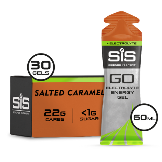 Gel SIS Go Energy + electrolitos sabor caramelo salado  60ml