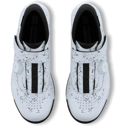 Zapatilla Shimano de grapa GE900 enduro / DH MTB blanco