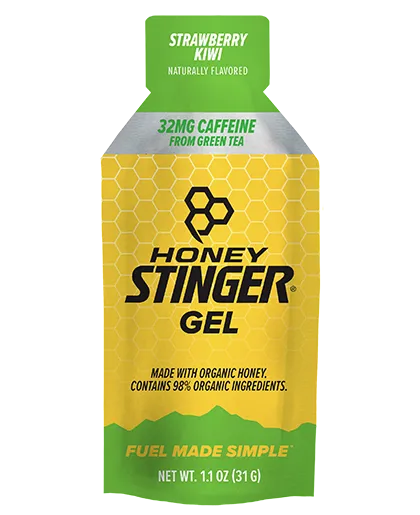 Gel honey stinger de kiwi  fresa y cafeína cada 24pz de 32gr