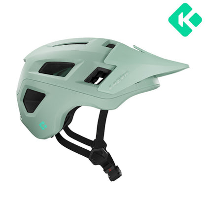 Casco Lazer coyote KC azul menta