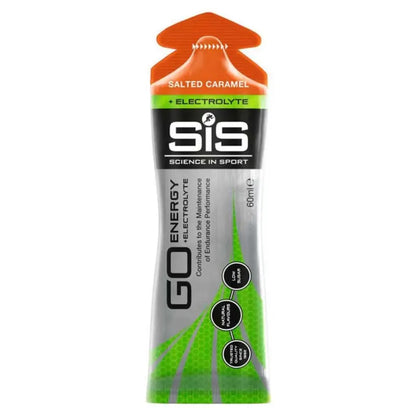 Gel SIS Go Energy + electrolitos sabor caramelo salado  60ml