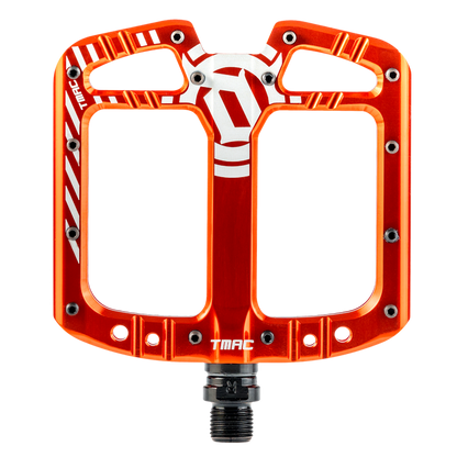 Pedales Deity TMAC aluminio naranja