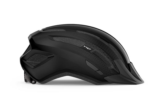 Casco MET Downtown rojo metálico