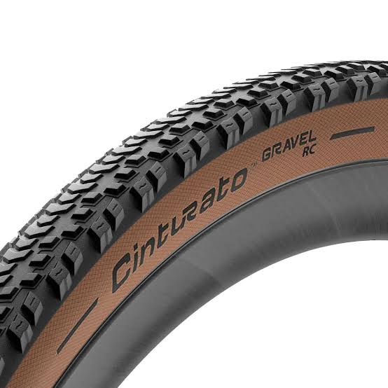 Llanta TR Pirelli cinturato gravel RC 700x45 café