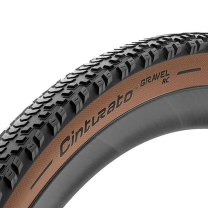Llanta TR Pirelli cinturato gravel RC 700x45 café