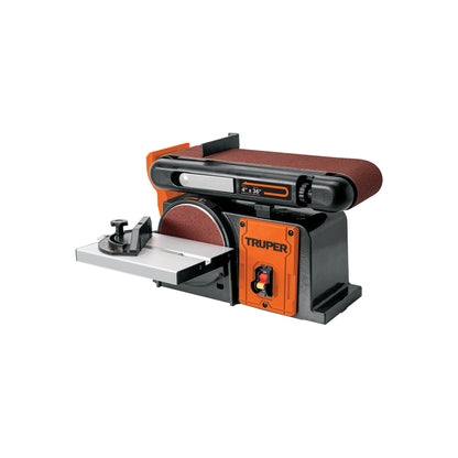 TRUPER Lijadora de banda y disco 4 x 6pulgadas 1/2 HP 375 W