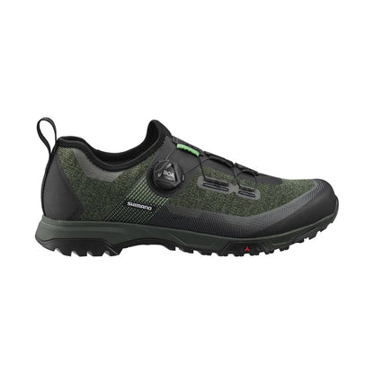 Zapatilla Shimano trekking ET70 flat green