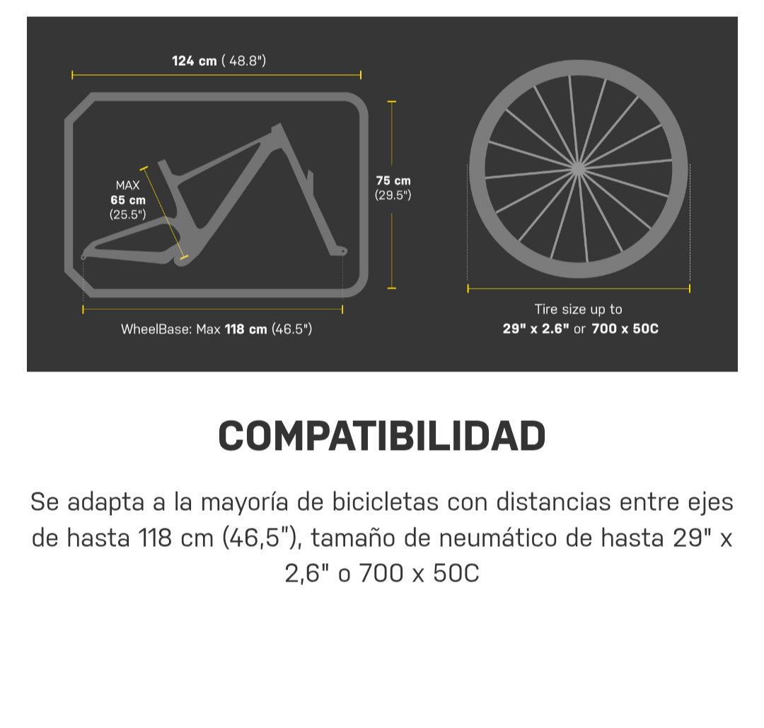 Maleta topeak para transporte de bici PAKGO EX + PLUS MTB
