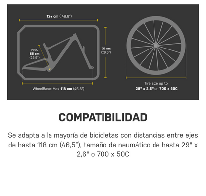 Maleta topeak para transporte de bici PAKGO EX + PLUS MTB