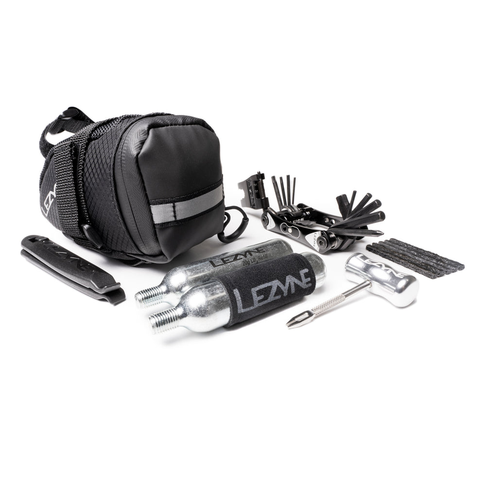 Kit de bolsa multiherramienta con herramientas lezyne M-CADDY