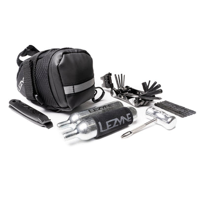 Kit de bolsa multiherramienta con herramientas lezyne M-CADDY