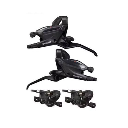 Juego duales hidráulicos 3x7  Shimano m315 ef505