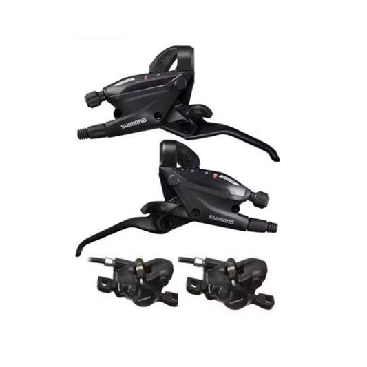 Juego duales hidráulicos 3x7  Shimano m315 ef505
