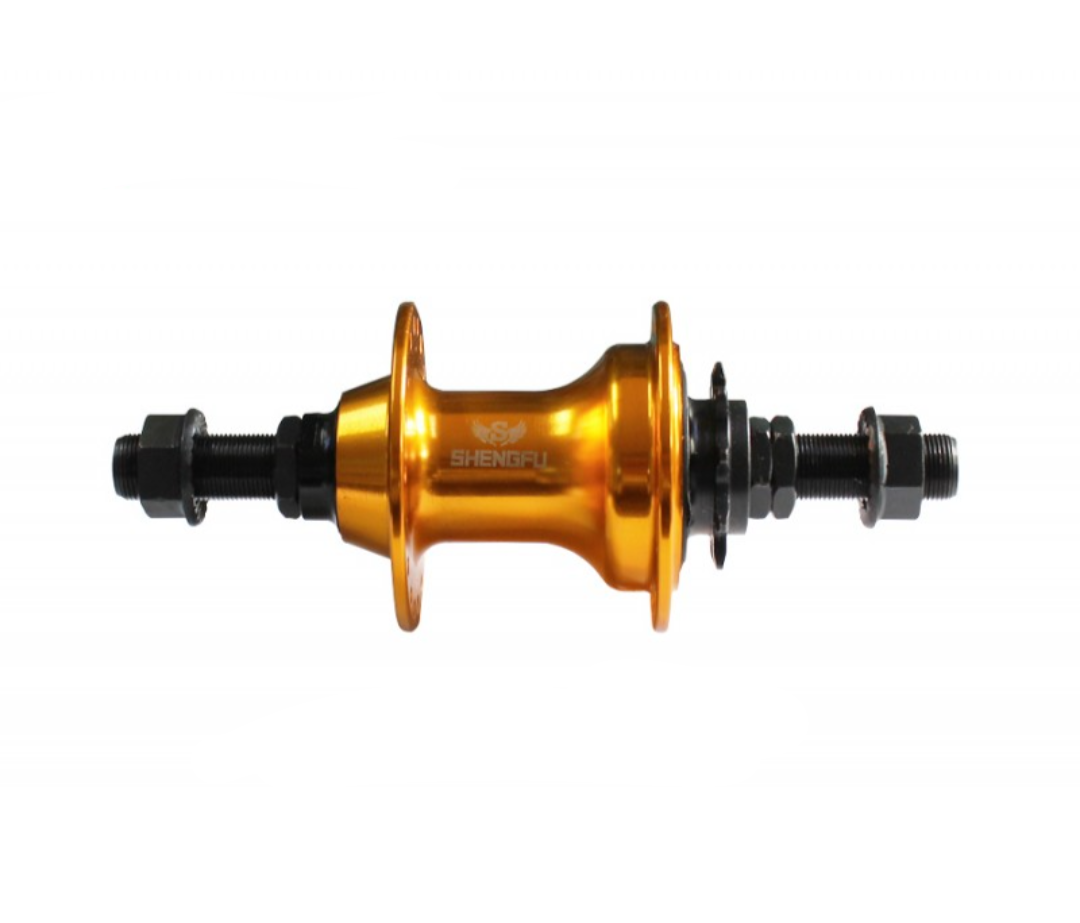 Maza trasera  BMX eje 14 16T 36H dorado