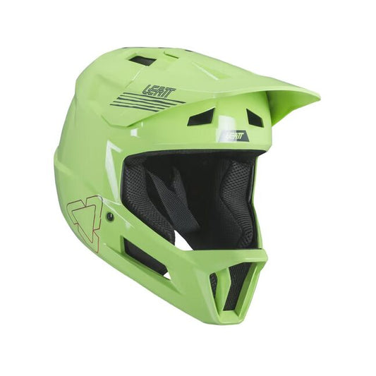 Casco Leatt Gravity 1.0 full face verde fluo