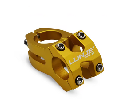 Potencia / poste de manubrio en aluminio 31.8x45mm azul