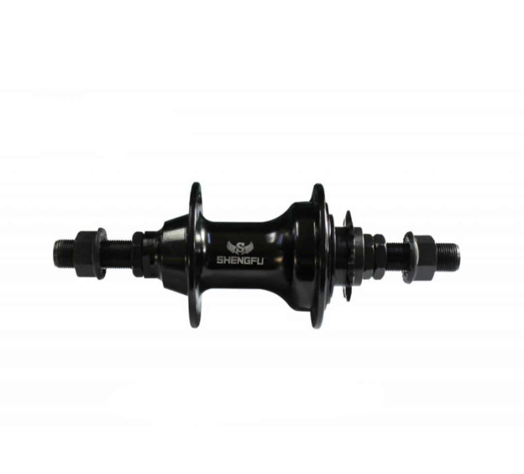 Maza trasera  BMX eje 14 16T 36H negro