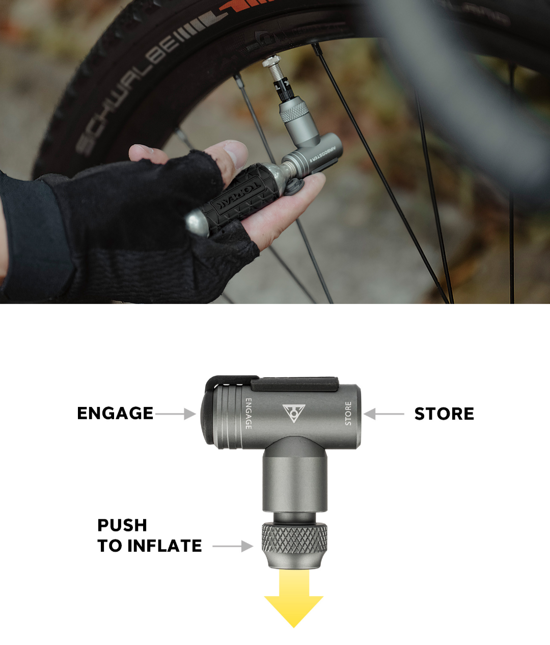 Inflador topeak  CO2 airbooster II