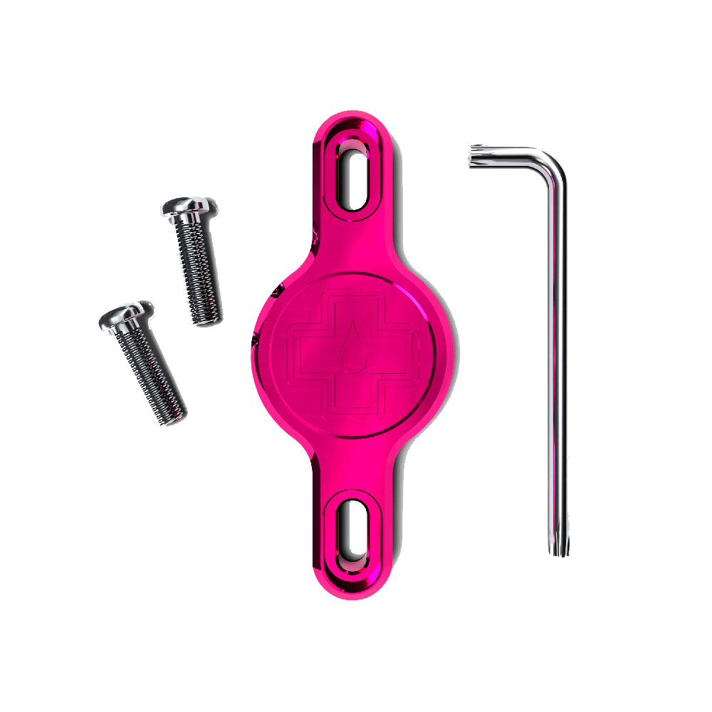 Muc off soporte para airTag en cuadro rosa