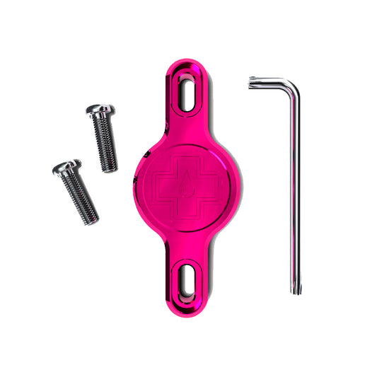 Muc off soporte para airTag en cuadro rosa