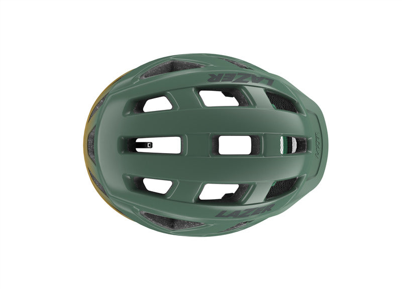 Casco Lazer cerro KC verde humo