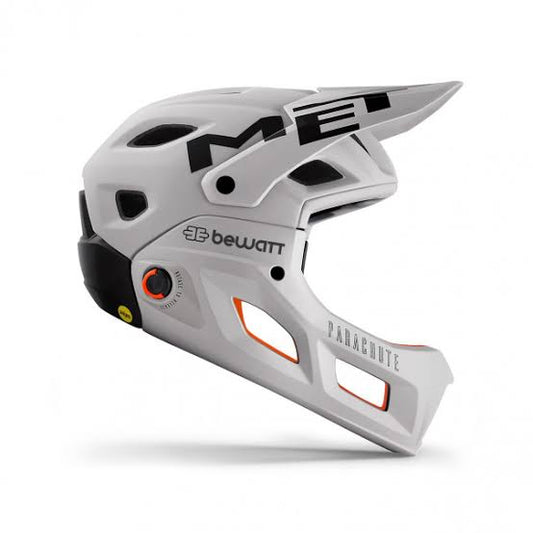 Casco MET Parachute full face desmontable 2 en 1 gris