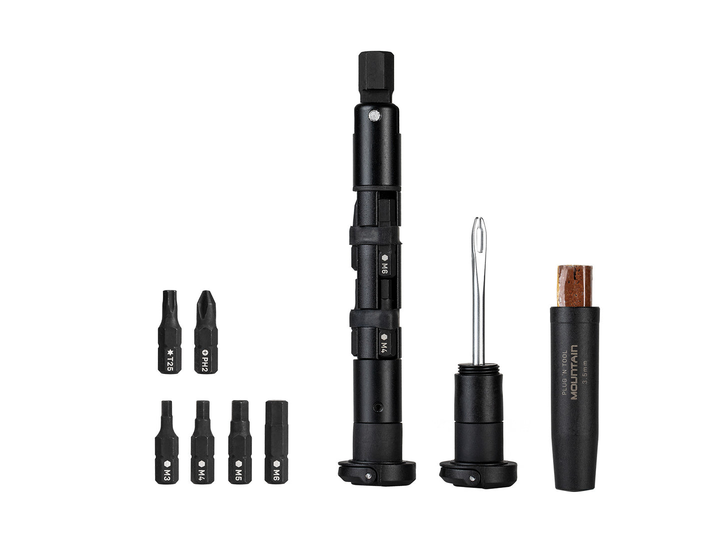 Multiherramienta topeak con parches tubeless  integrado como tapón de manubrio pulgn muntanin pro
