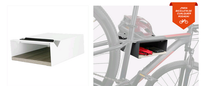 Rack de pared para bici y organizador ciclista