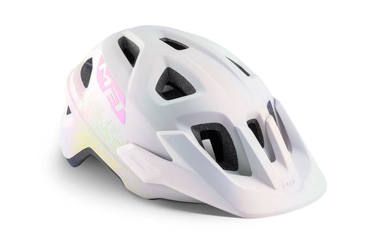 Casco MET Eldar juvenil/infantil blanco