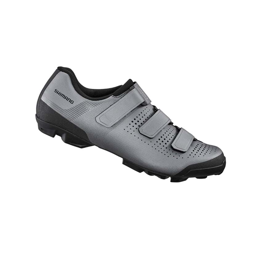 Zapatilla Shimano XC100 plata MTB