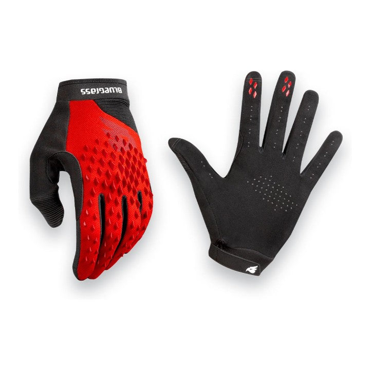 Guantes dedo largo bluegrass prizma 3D rojo