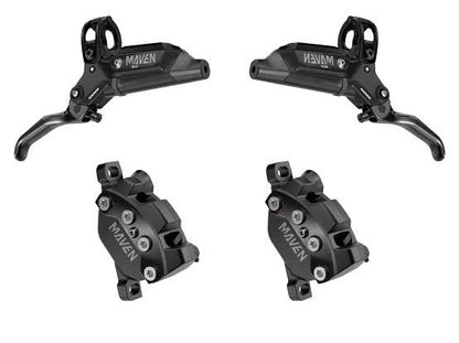 Par de Frenos Hidráulicos SRAM Maven SLV 2000mm y 950mm 4 pistones