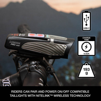 Luz delantera NiteRider Lumina Pro 1200 (Bluetooth)
